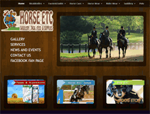 Tablet Screenshot of horseetc.co.za